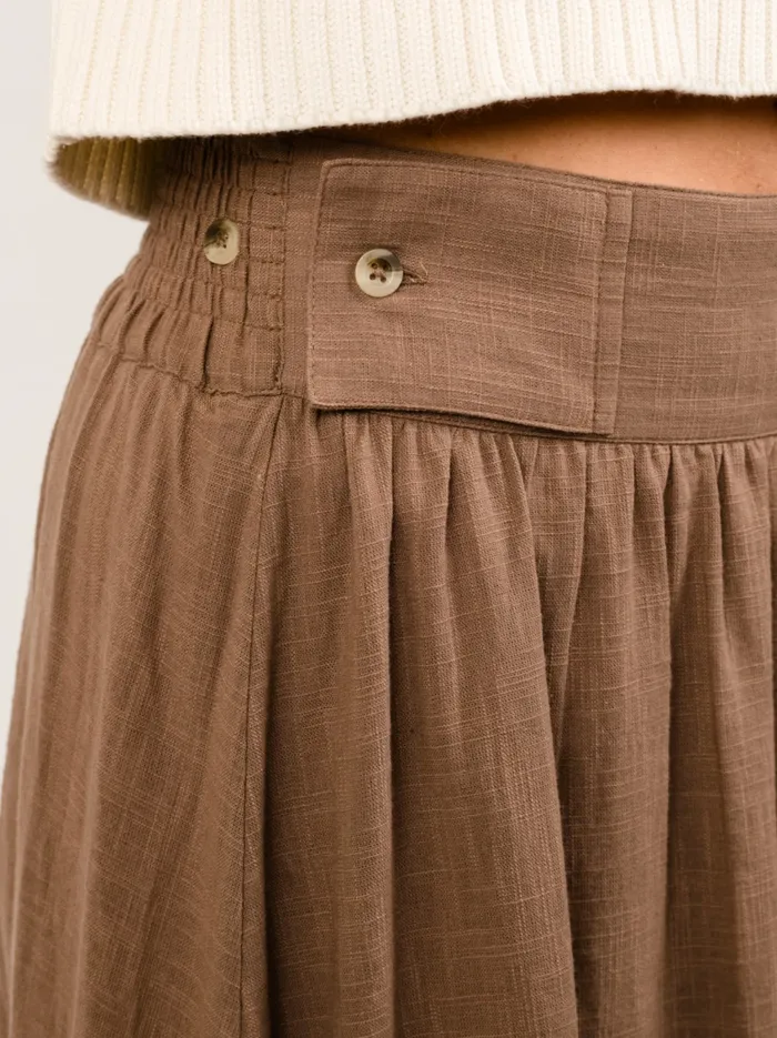 Able Skirts Women Kiah Maxi Skirt Driftwood