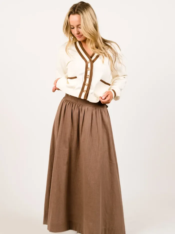 Able Skirts Women Kiah Maxi Skirt Driftwood