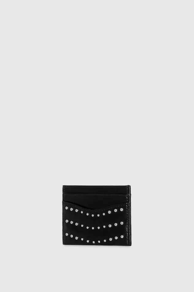 Accessories Holiday Gifts Rebecca Minkoff Studded Card Case Black