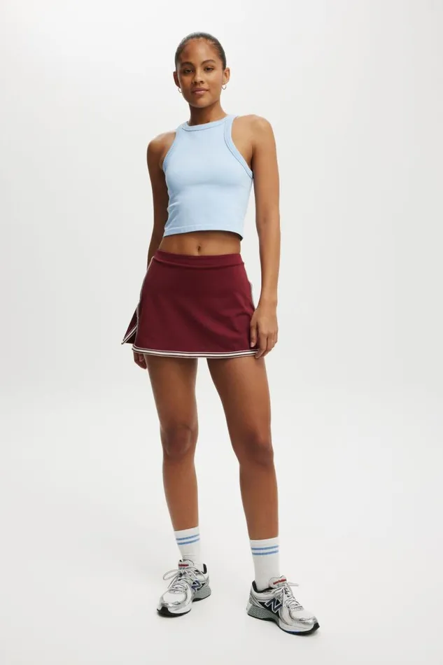 Active Move Skirt Cabernet Allspice Women Cotton On Shorts and Skirts