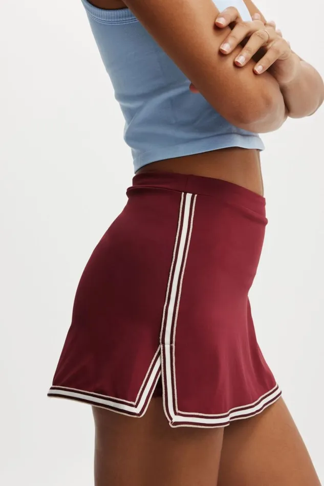 Active Move Skirt Cabernet Allspice Women Cotton On Shorts and Skirts