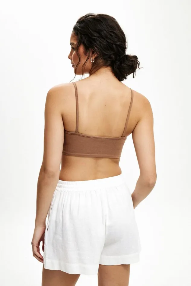 All Day Micro Crop Cami Baked Clay Women Cotton On Tops All Day Micro Crop Cami Baked Clay Women Cotton On Tops