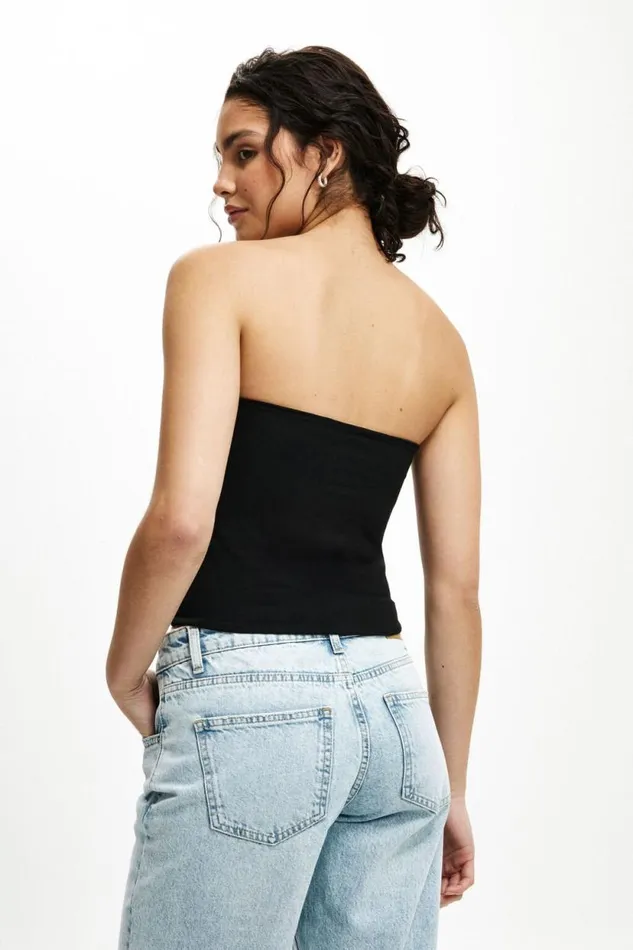 All Day Tube Top Black Women Cotton On Tops All Day Tube Top Black Women Cotton On Tops