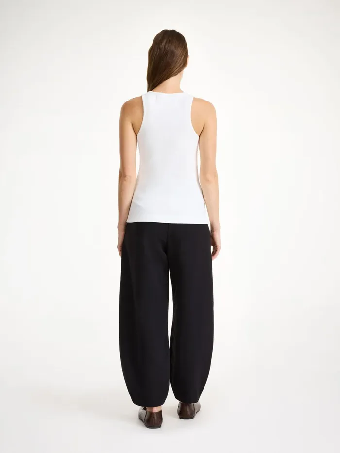 Amani Organic Cotton Tank Top Soft White Women By Malene Birger Tops and Blouses