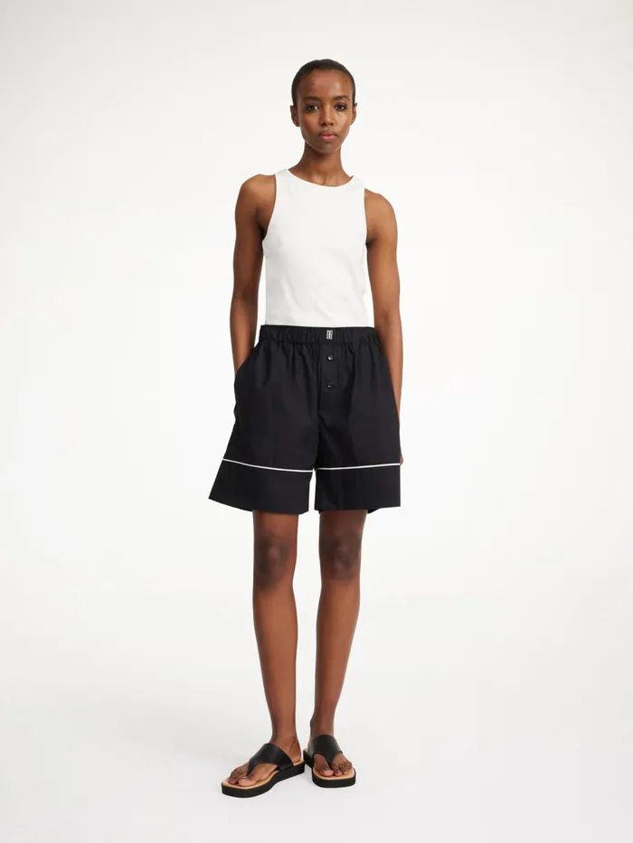 Amanias Tank Top Soft White Women By Malene Birger Tops and Blouses