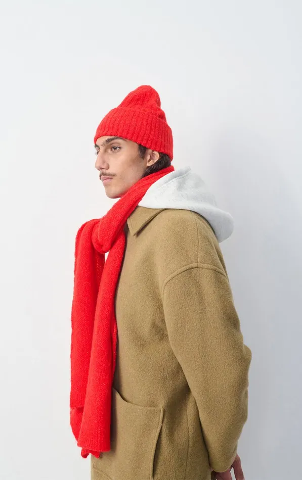 American Vintage Beanies and Caps WomenMen Beanie East Melange Pepper American Vintage Beanies and Caps WomenMen Beanie East Melange Pepper
