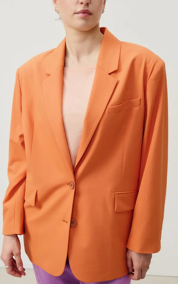 American Vintage Jackets and Blazers Women Blazer Kabird Apricot American Vintage Jackets and Blazers Women Blazer Kabird Apricot