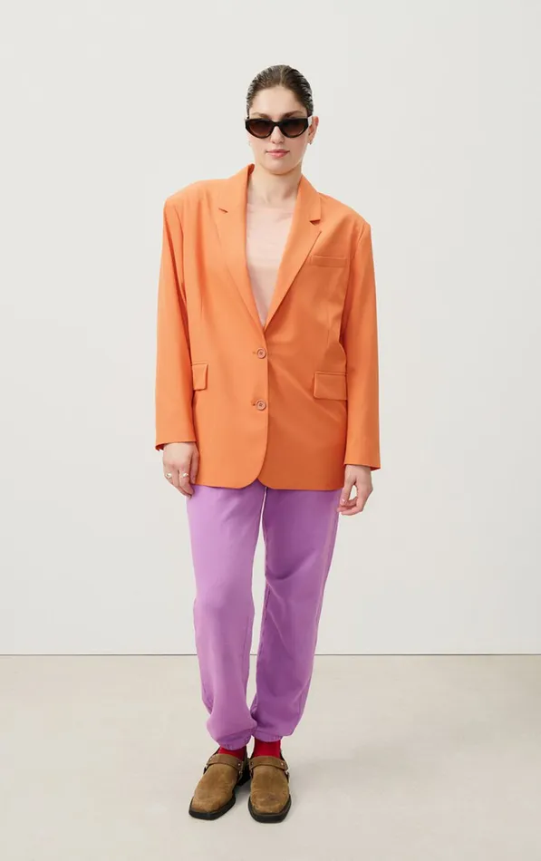 American Vintage Jackets and Blazers Women Blazer Kabird Apricot American Vintage Jackets and Blazers Women Blazer Kabird Apricot