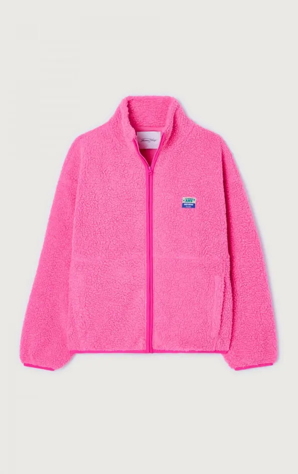 American Vintage Jackets and Blazers Women Jacket Hoktown Acid Pink Melange American Vintage Jackets and Blazers Women Jacket Hoktown Acid Pink Melange