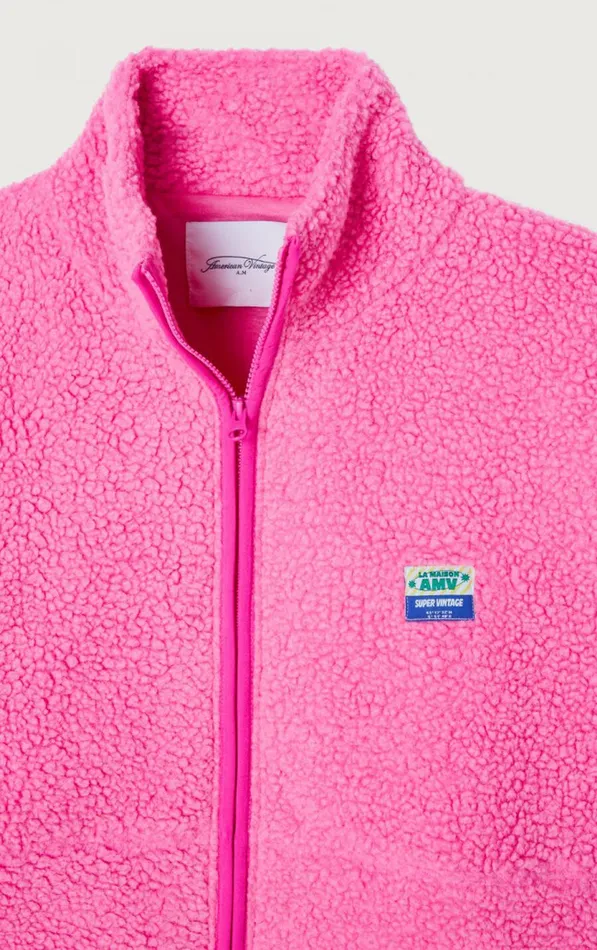 American Vintage Jackets and Blazers Women Jacket Hoktown Acid Pink Melange American Vintage Jackets and Blazers Women Jacket Hoktown Acid Pink Melange