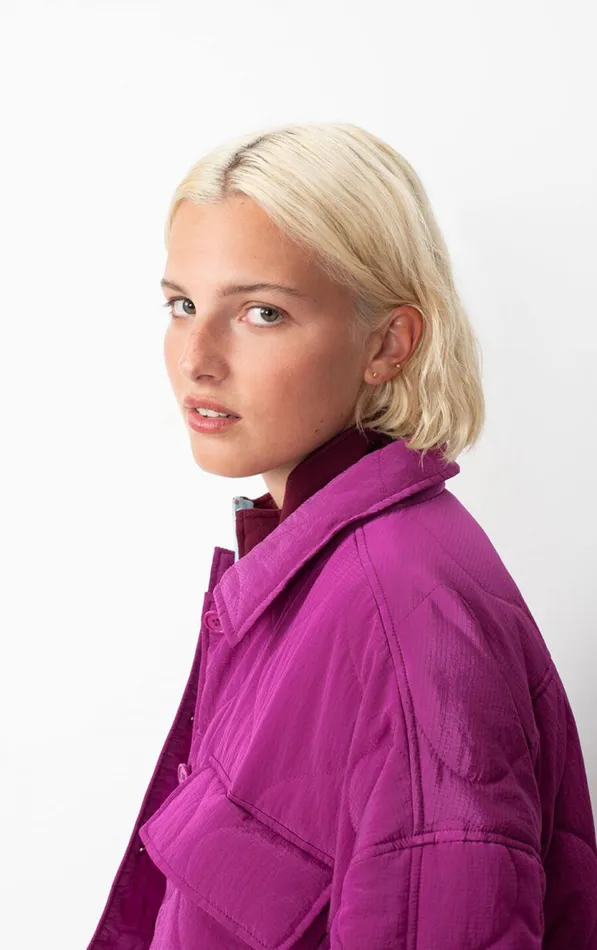 American Vintage Jackets and Blazers Women Jacket Ifabay Anemone American Vintage Jackets and Blazers Women Jacket Ifabay Anemone