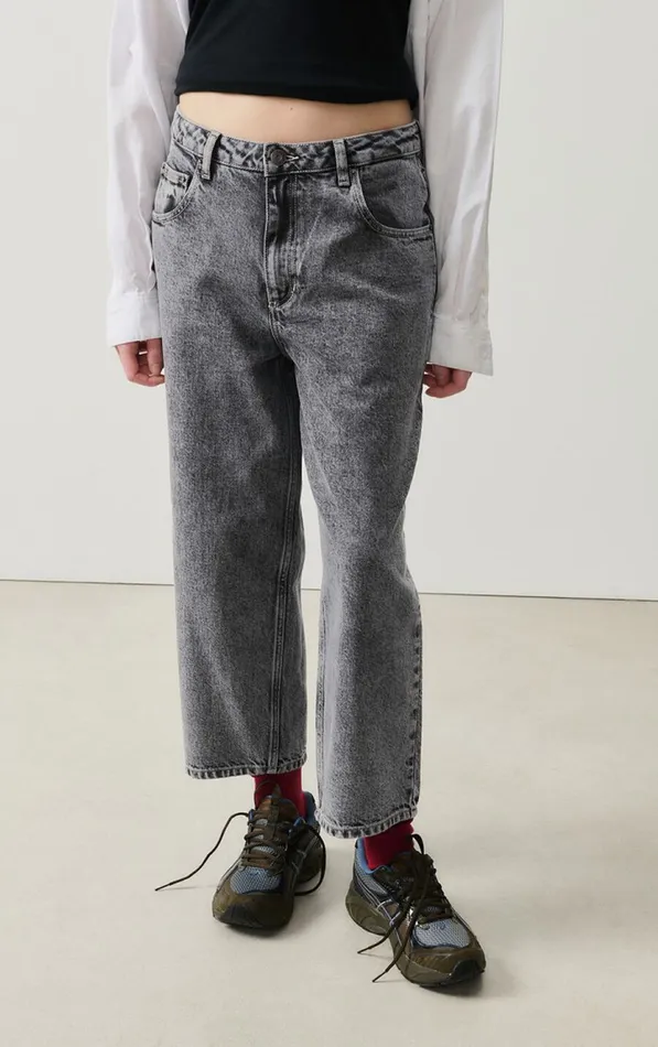 American Vintage Jeans Women Boyfriend Jeans Yopday Grey Salt And Pepper