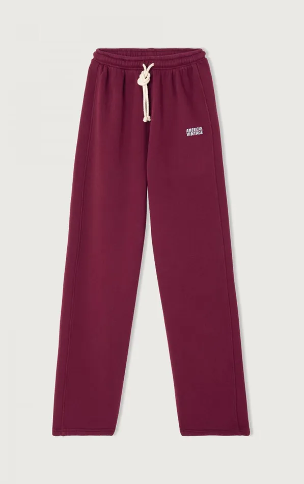 American Vintage Joggers and Leggings Women Joggers Izubird Vintage Burgundy American Vintage Joggers and Leggings Women Joggers Izubird Vintage Burgundy