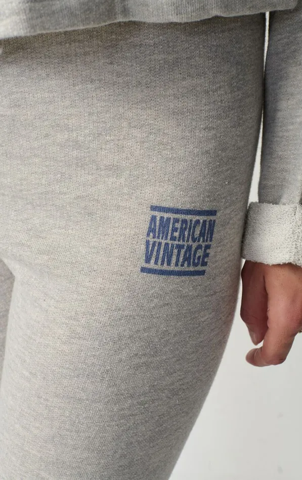 American Vintage Joggers and Leggings Women Joggers Zofbay Heather Grey American Vintage Joggers and Leggings Women Joggers Zofbay Heather Grey