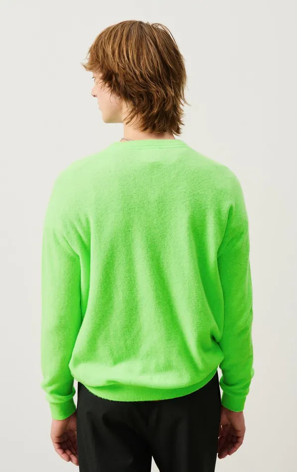 American Vintage Jumpers and Cardigans Men Jumper Raxow Fluorescent Apple American Vintage Jumpers and Cardigans Men Jumper Raxow Fluorescent Apple