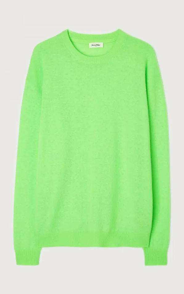 American Vintage Jumpers and Cardigans Men Jumper Raxow Fluorescent Apple American Vintage Jumpers and Cardigans Men Jumper Raxow Fluorescent Apple
