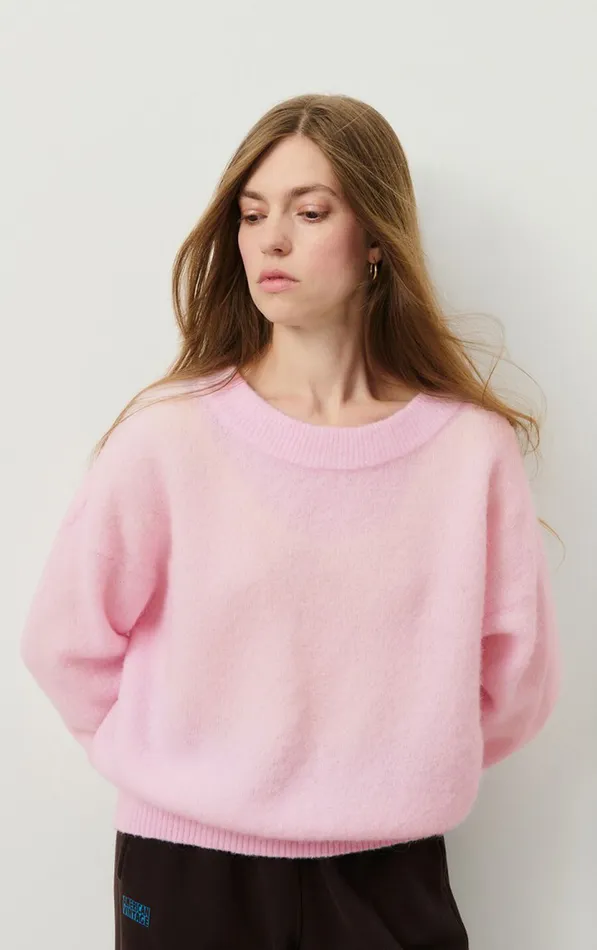 American Vintage Jumpers and Cardigans Women Jumper Vitow Melange Sugared Almond American Vintage Jumpers and Cardigans Women Jumper Vitow Melange Sugared Almond