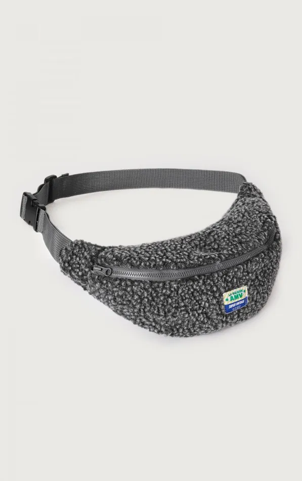 American Vintage Kids Fanny Pack Hoktown Melange Charcoal