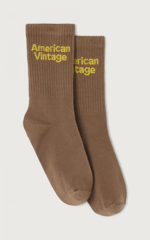 American Vintage Kids Socks Clypsun Brown