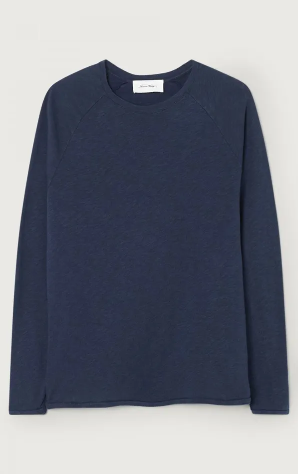 American Vintage Long Sleeve TShirts Men TShirt Sonoma Navy Vintage American Vintage Long Sleeve TShirts Men TShirt Sonoma Navy Vintage