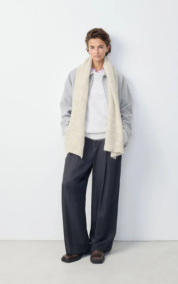 American Vintage Scarves And Shawls WomenMen Scarf East Melange Powder Snow American Vintage Scarves And Shawls WomenMen Scarf East Melange Powder Snow