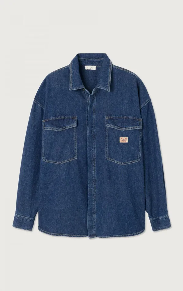 American Vintage Shirts Men Shirt Globay Medium Blue American Vintage Shirts Men Shirt Globay Medium Blue