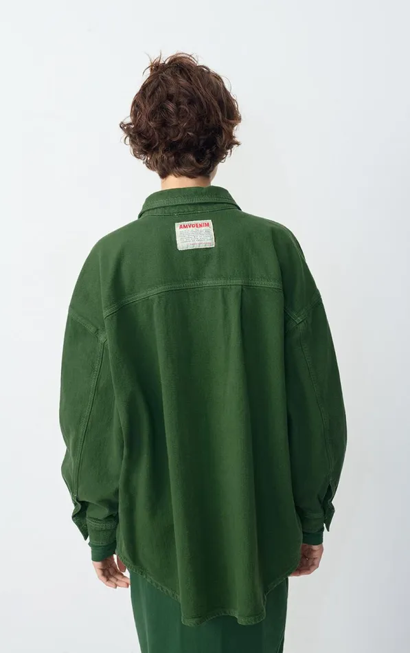 American Vintage Shirts Women Shirt Nyolow Overdyed Khaki American Vintage Shirts Women Shirt Nyolow Overdyed Khaki