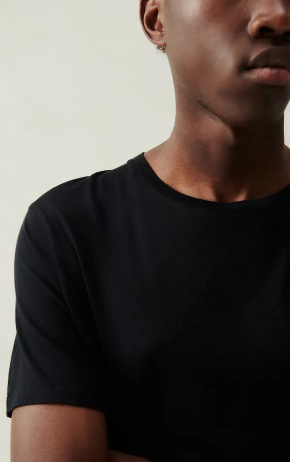 American Vintage Short Sleeve TShirts Men TShirt Decatur Black American Vintage Short Sleeve TShirts Men TShirt Decatur Black