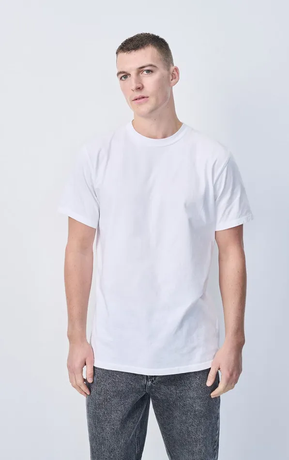 American Vintage Short Sleeve TShirts Men TShirt Fizvalley White