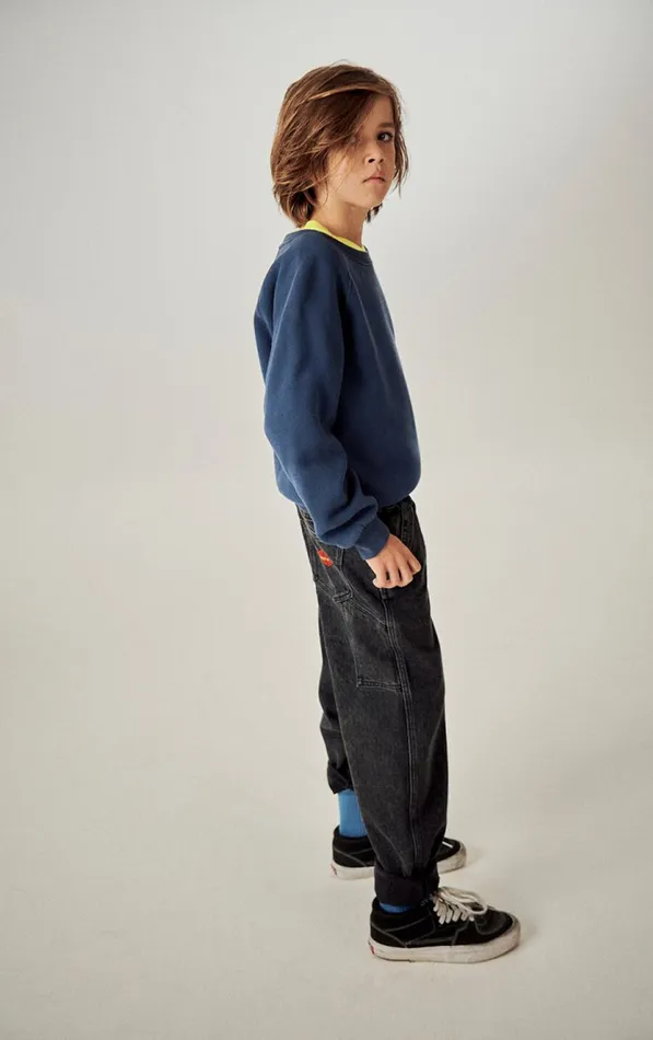 American Vintage Sweatshirts Kids Sweatshirt Izubird Navy Vintage American Vintage Sweatshirts Kids Sweatshirt Izubird Navy Vintage