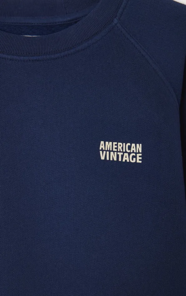 American Vintage Sweatshirts Kids Sweatshirt Izubird Navy Vintage American Vintage Sweatshirts Kids Sweatshirt Izubird Navy Vintage