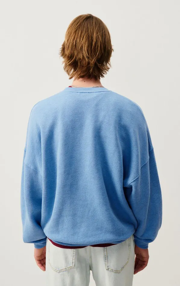 American Vintage Sweatshirts Men Sweatshirt Doven Overdyed Sky American Vintage Sweatshirts Men Sweatshirt Doven Overdyed Sky
