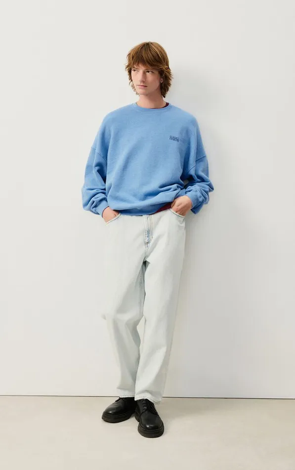 American Vintage Sweatshirts Men Sweatshirt Doven Overdyed Sky American Vintage Sweatshirts Men Sweatshirt Doven Overdyed Sky