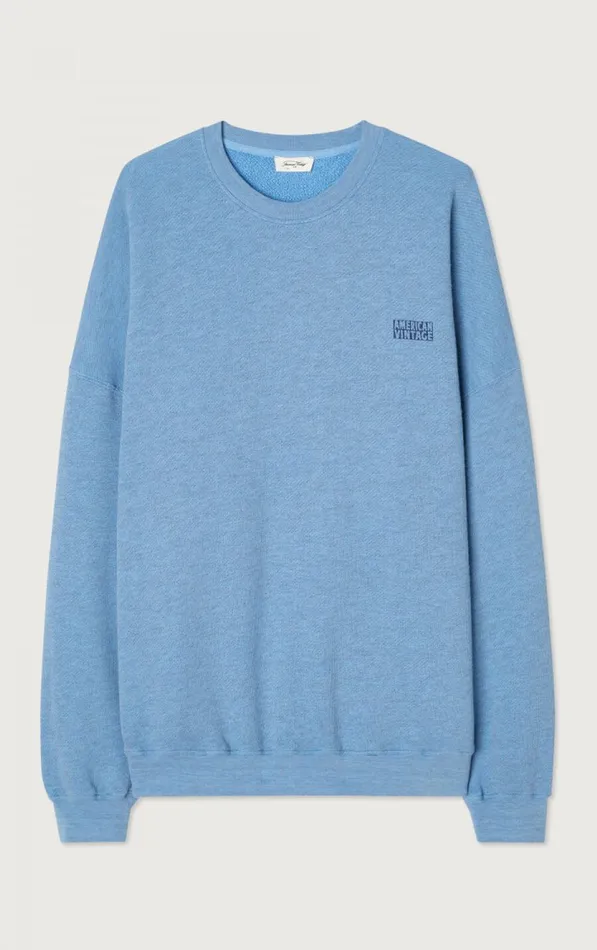 American Vintage Sweatshirts Men Sweatshirt Doven Overdyed Sky American Vintage Sweatshirts Men Sweatshirt Doven Overdyed Sky