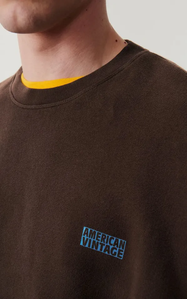 American Vintage Sweatshirts Men Sweatshirt Izubird Vintage Coffee American Vintage Sweatshirts Men Sweatshirt Izubird Vintage Coffee