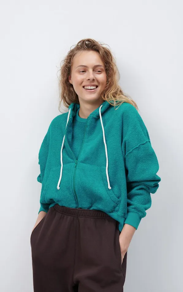 American Vintage Sweatshirts Women Hoodie Bobypark Peacock