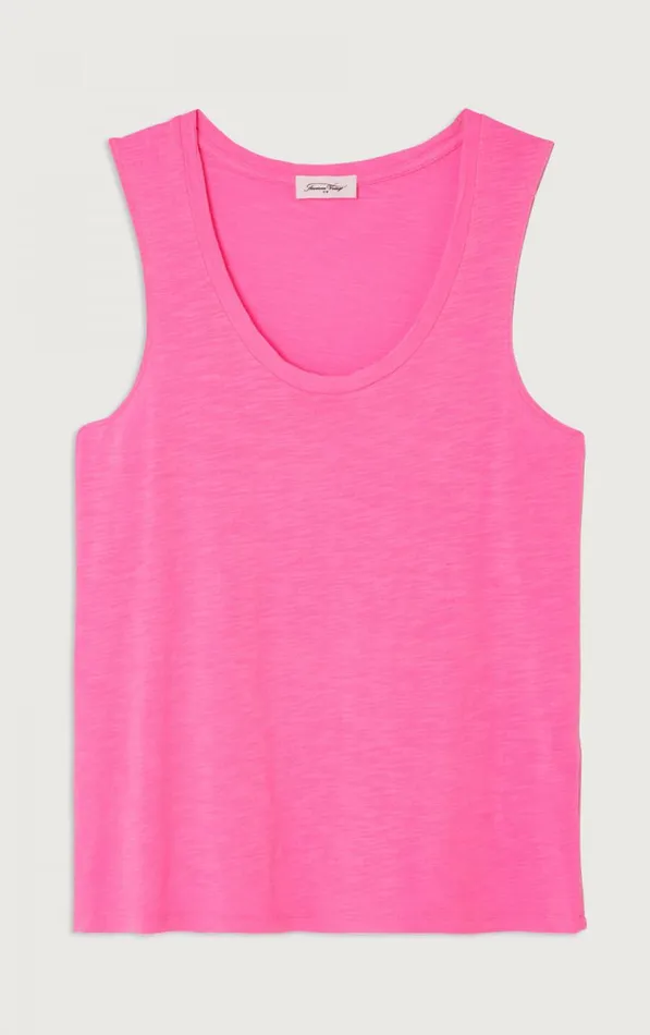 American Vintage Tops and Tanktops Women Tank Top Jacksonville Fluo Pink American Vintage Tops and Tanktops Women Tank Top Jacksonville Fluo Pink