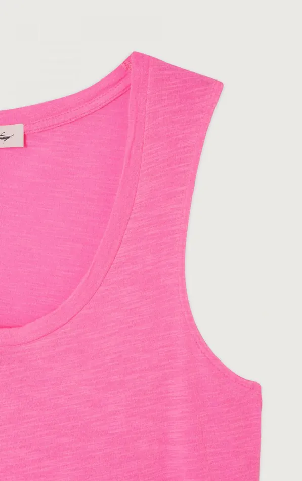 American Vintage Tops and Tanktops Women Tank Top Jacksonville Fluo Pink American Vintage Tops and Tanktops Women Tank Top Jacksonville Fluo Pink