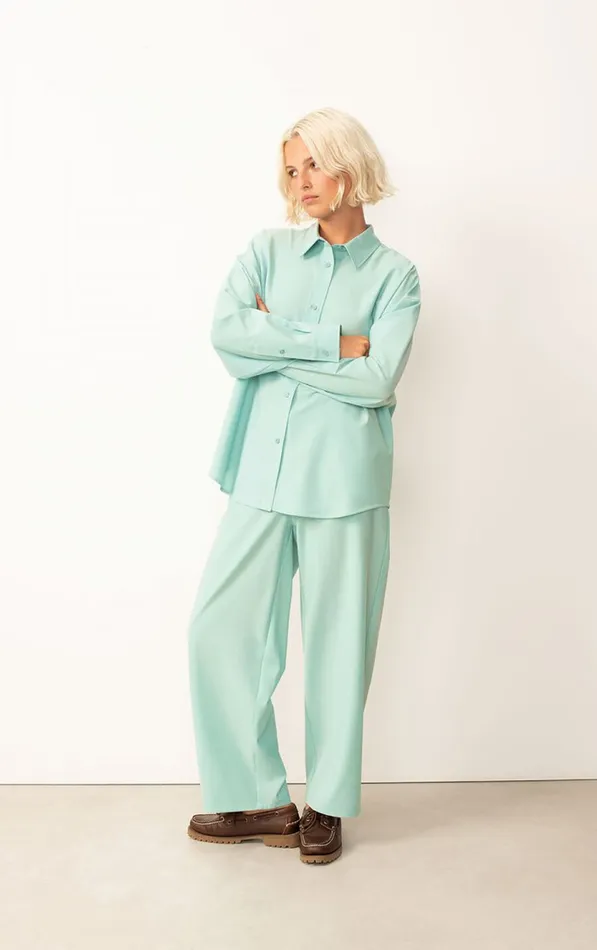 American Vintage Trousers Women Trousers Doacity Celadon American Vintage Trousers Women Trousers Doacity Celadon