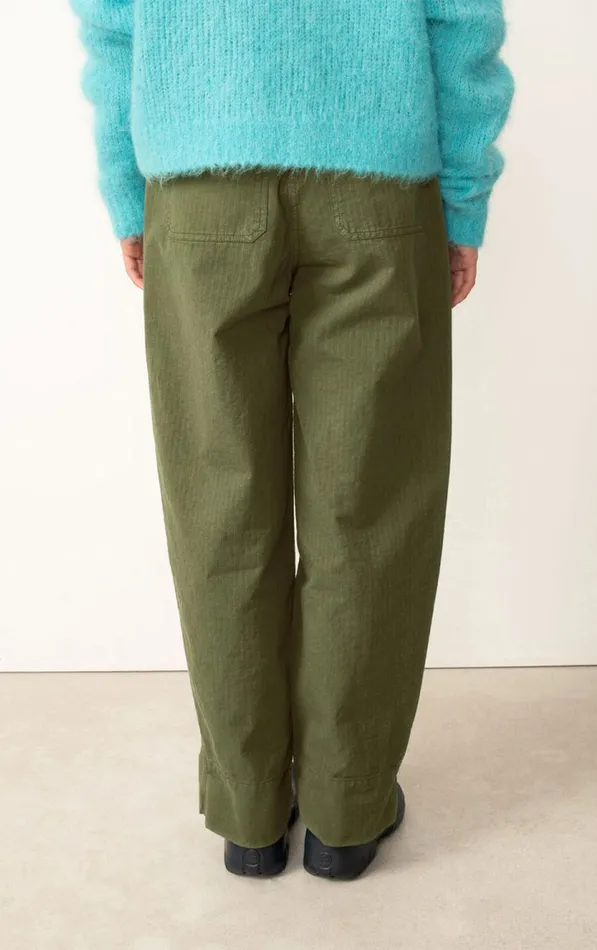 American Vintage Trousers Women Trousers Rygybay Khaki American Vintage Trousers Women Trousers Rygybay Khaki