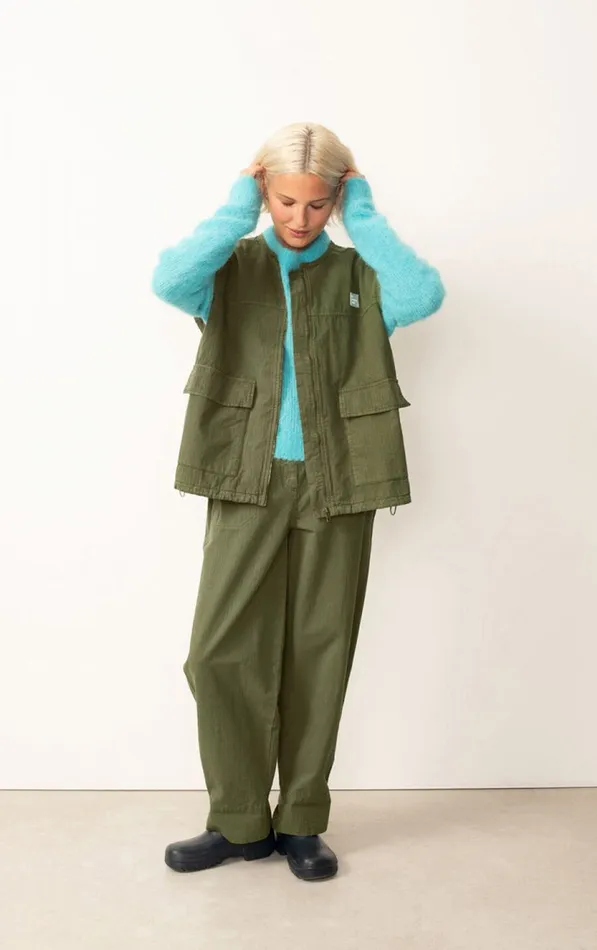 American Vintage Trousers Women Trousers Rygybay Khaki American Vintage Trousers Women Trousers Rygybay Khaki