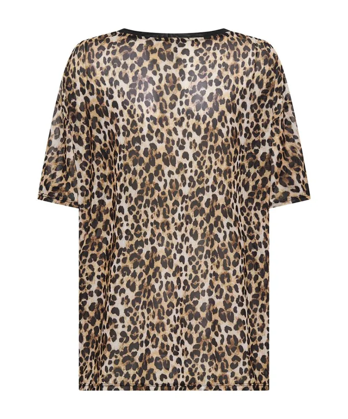 ANIMAL MESH TEE Women One Teaspoon Tees and Tanks ANIMAL MESH TEE Women One Teaspoon Tees and Tanks