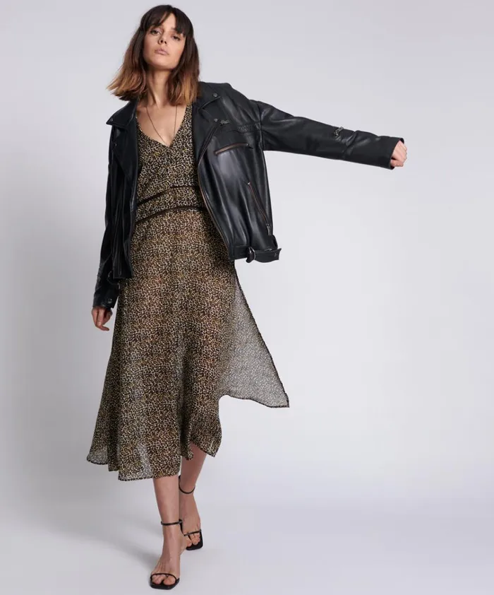 ANIMAL NIGHT LOVER DRESS Women One Teaspoon Midi and Maxi Dresses