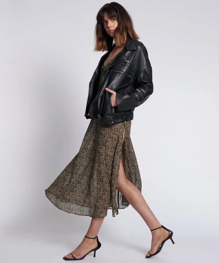 ANIMAL NIGHT LOVER DRESS Women One Teaspoon Midi and Maxi Dresses ANIMAL NIGHT LOVER DRESS Women One Teaspoon Midi and Maxi Dresses