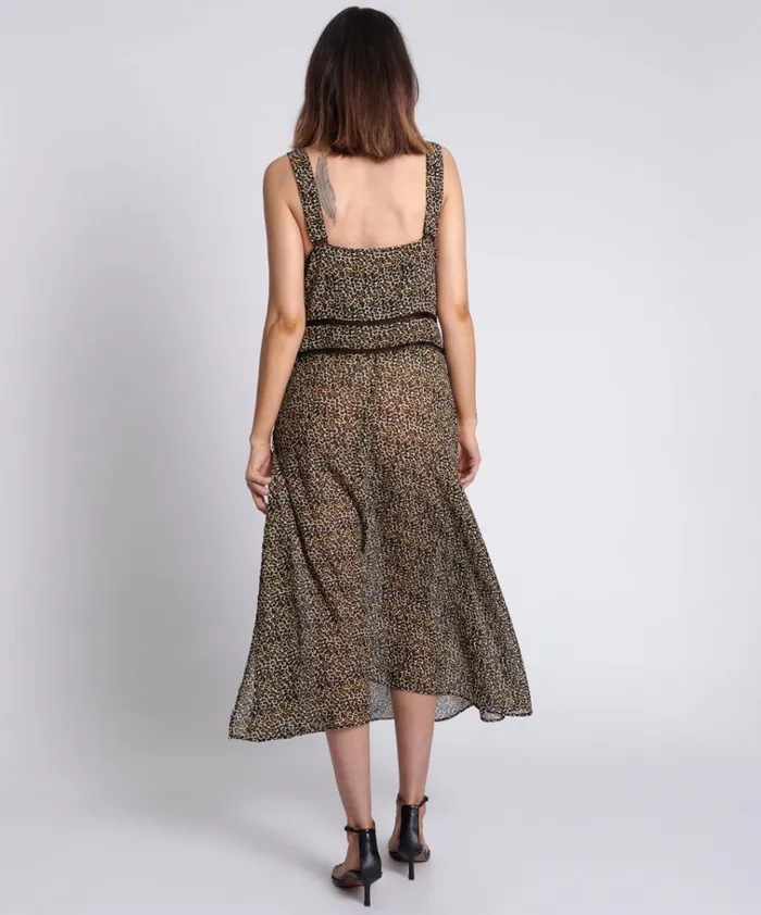 ANIMAL NIGHT LOVER DRESS Women One Teaspoon Midi and Maxi Dresses ANIMAL NIGHT LOVER DRESS Women One Teaspoon Midi and Maxi Dresses