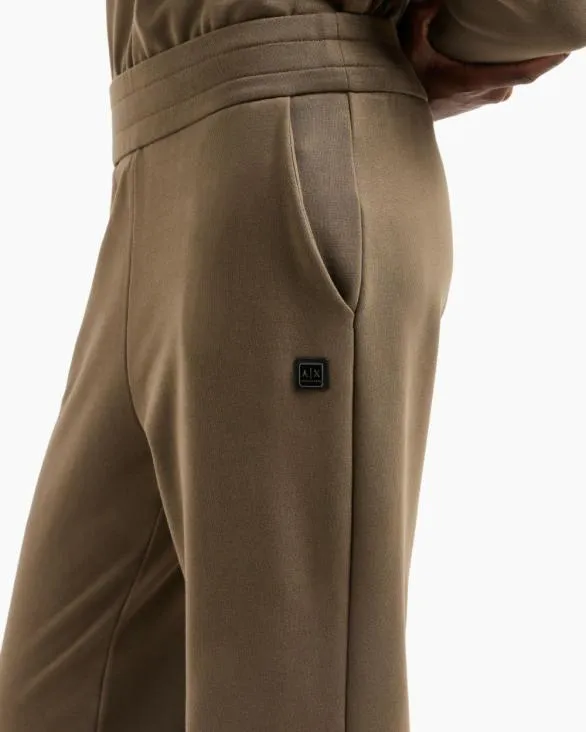 ASV Organic Cotton Blend Jogger Pants Brown Women Armani Matching Sets ASV Organic Cotton Blend Jogger Pants Brown Women Armani Matching Sets