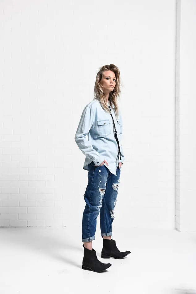 ATLANTIC LIBERTY SHIRT Women One Teaspoon Shirts ATLANTIC LIBERTY SHIRT Women One Teaspoon Shirts