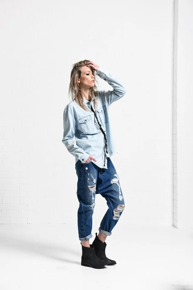 ATLANTIC LIBERTY SHIRT Women One Teaspoon Shirts ATLANTIC LIBERTY SHIRT Women One Teaspoon Shirts