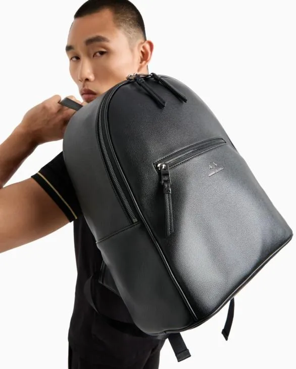Backpack With Logo Black Men Armani Backpacks Backpack With Logo Black Men Armani Backpacks