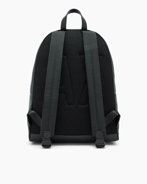 Backpack With Monogram And Stripes Grey Men Armani Backpacks Backpack With Monogram And Stripes Grey Men Armani Backpacks